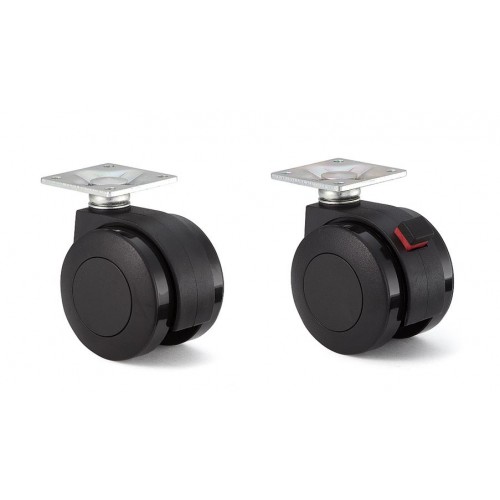 Twin Wheel Caster (Plate Type)
